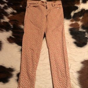 Ralph Lauren floral zip pants
